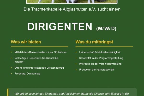 Dirigent gesucht