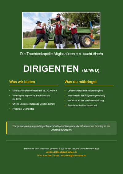 Dirigent gesucht